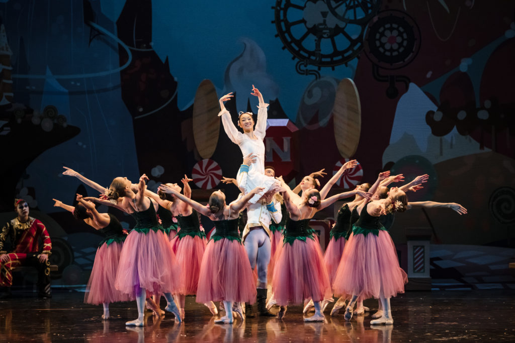 Robert Mills' "The Nutcracker" | Mayu Odaka, Soloist, with Oklahoma City Ballet Dancers | Photo by Kate Luber