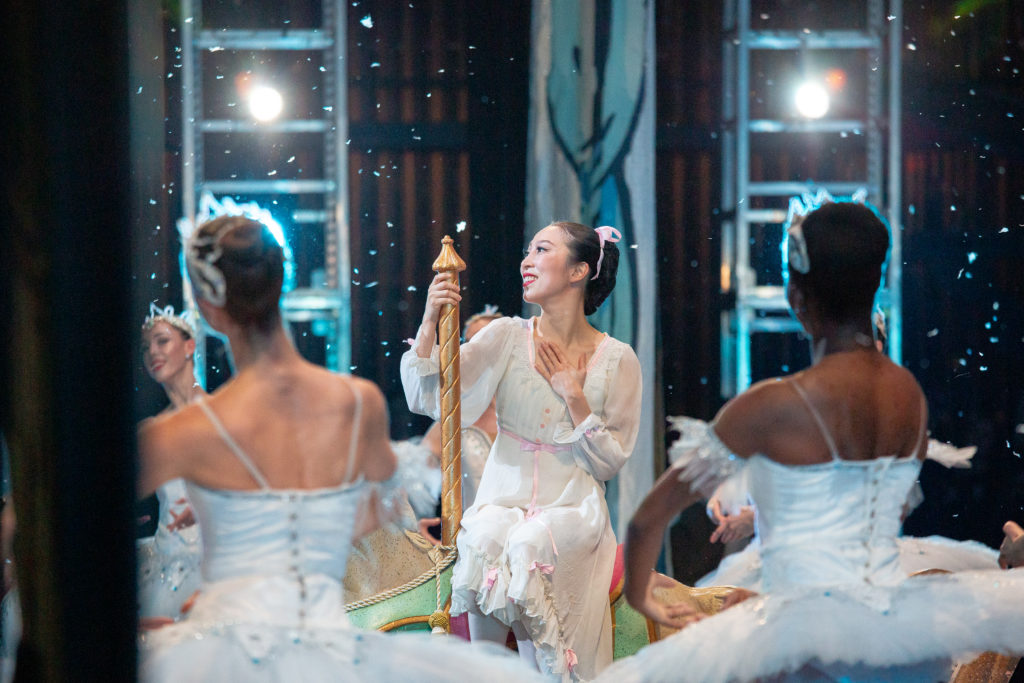 Robert Mills' "The Nutcracker" | DaYoung Jung, Principal, with Oklahoma City Ballet Dancers | Photo by Jana Carson