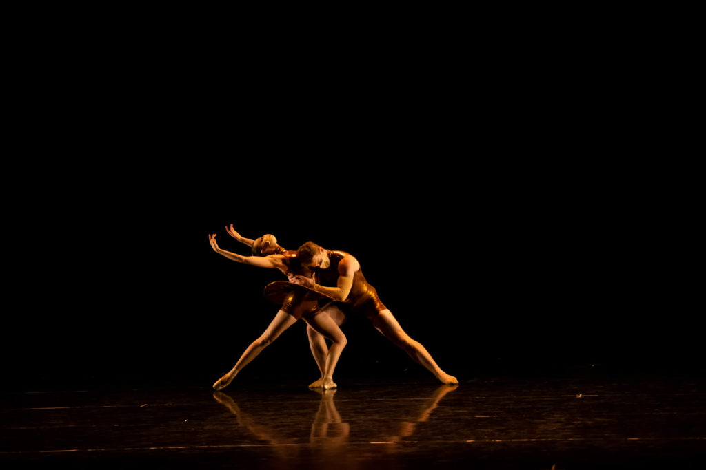 Robert Mills' "Pushing Pennies" | Molly Cook & Sam Jones, Corps de Ballet | Photo by Bill Crouch