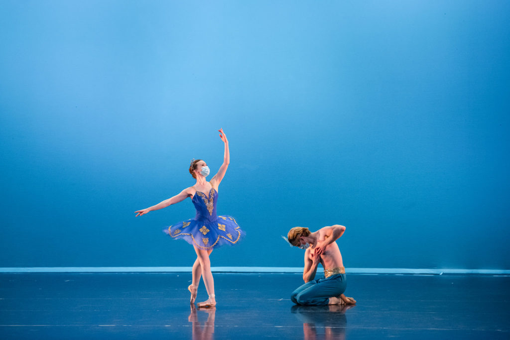 Marius Pepita's "Le Corsaire" | Autumn Klein, Soloist with Erik Thordal-Christensen, Corps de Ballet | Photo by Kate Luber